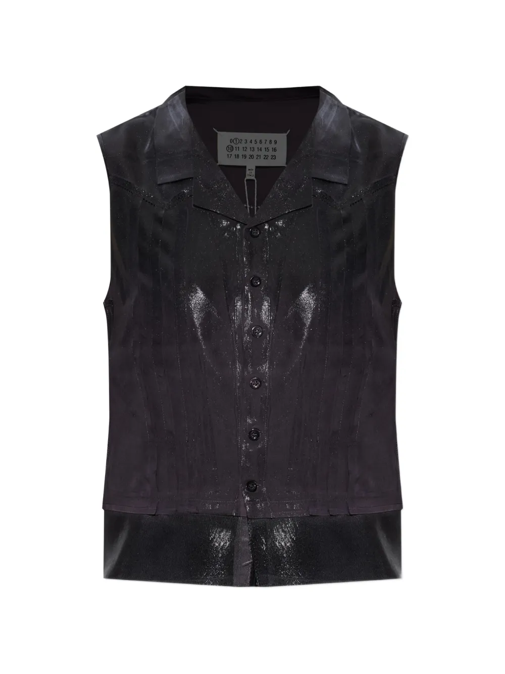 Maison Margiela sleeveless blouse - Nero