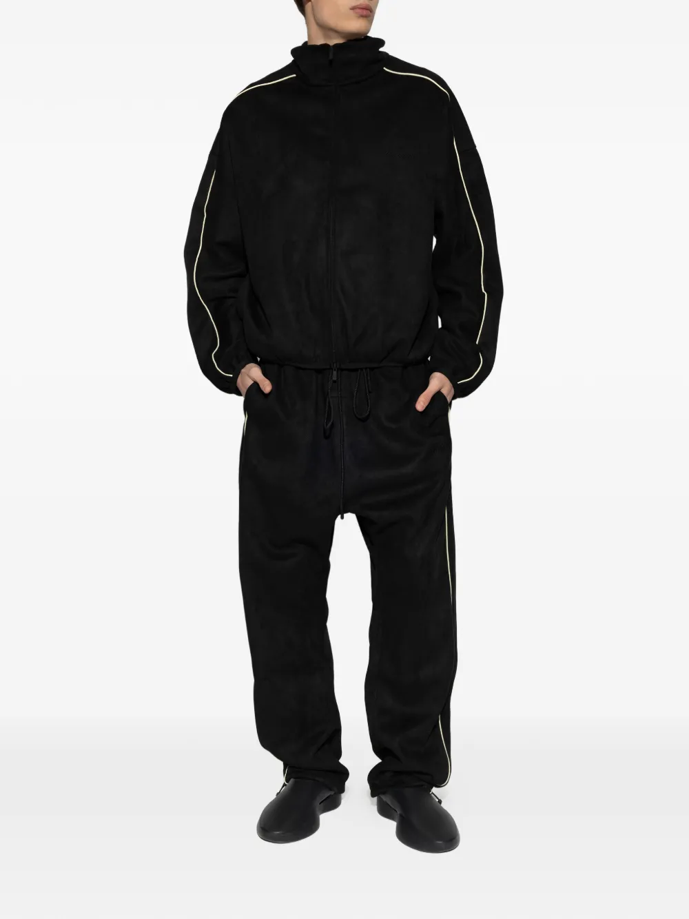 FEAR OF GOD ESSENTIALS Signature trainingsbroek met afwerking Zwart