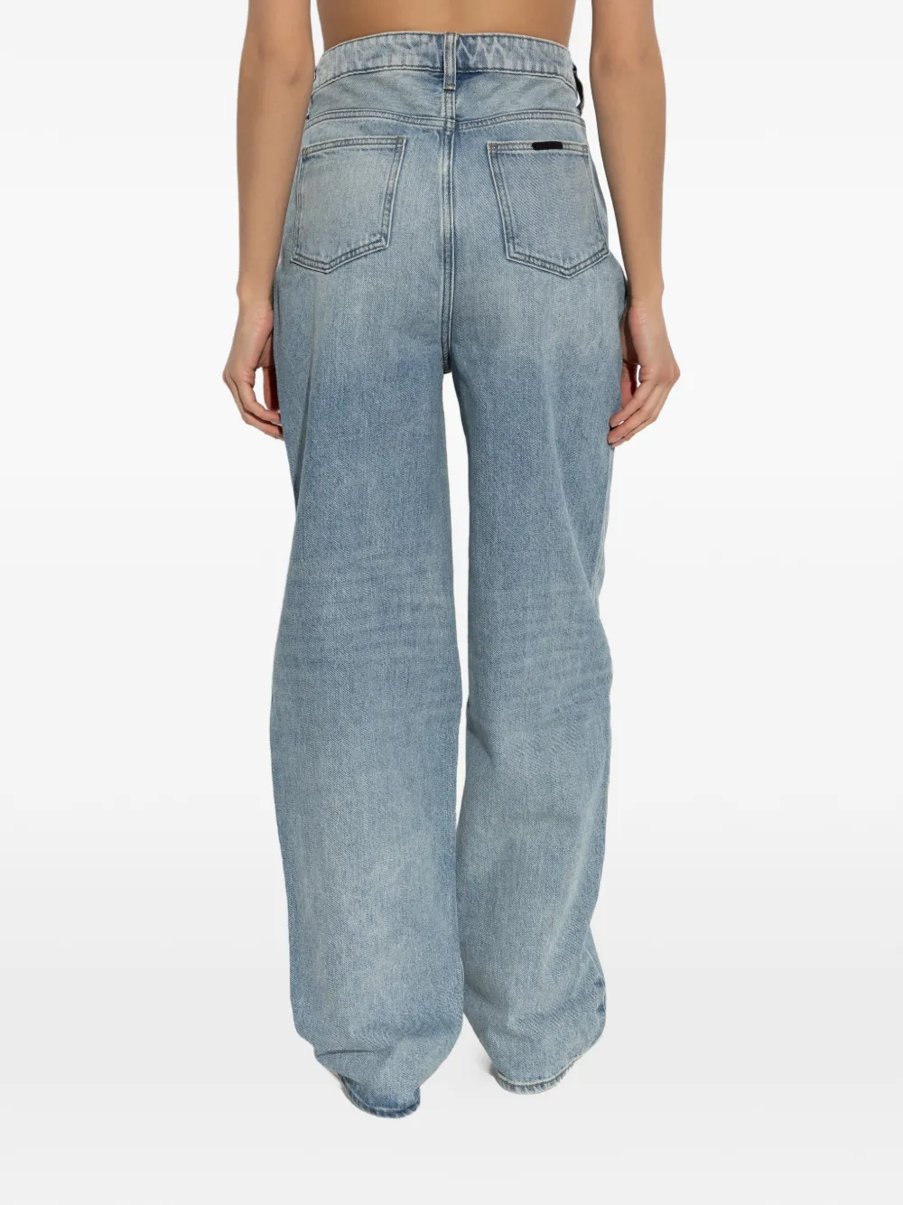 FEAR OF GOD ESSENTIALS jeans met vervaagd effect Blauw