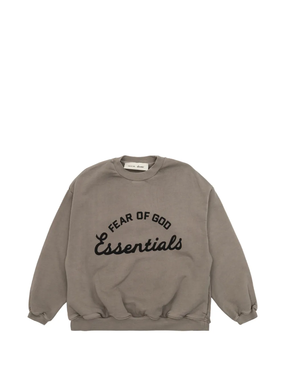 FEAR OF GOD ESSENTIALS KIDS Essentials logo-print sweater - Nude