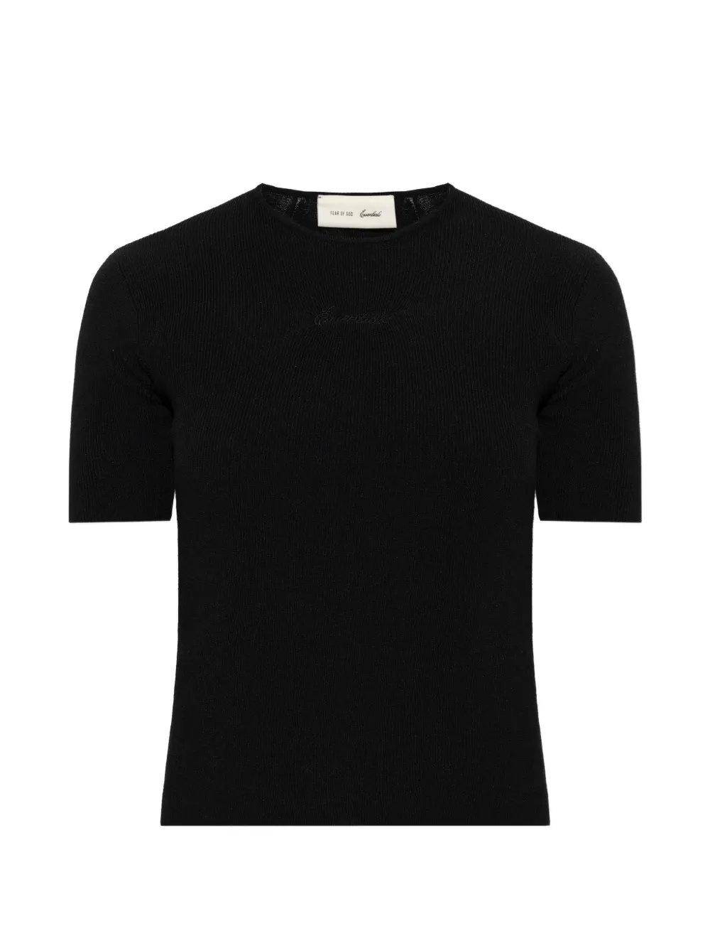 FEAR OF GOD ESSENTIALS Essentials ribbed T-shirt - Nero