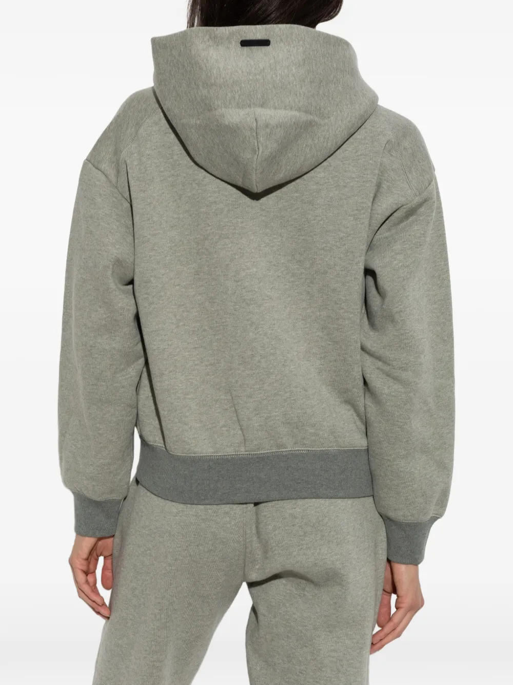 FEAR OF GOD ESSENTIALS Hoodie met logopatch Grijs