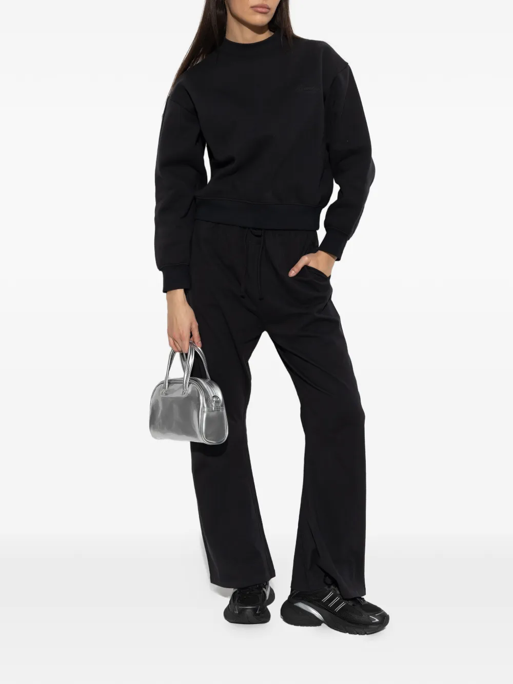 FEAR OF GOD ESSENTIALS Sweater met logoprint Zwart