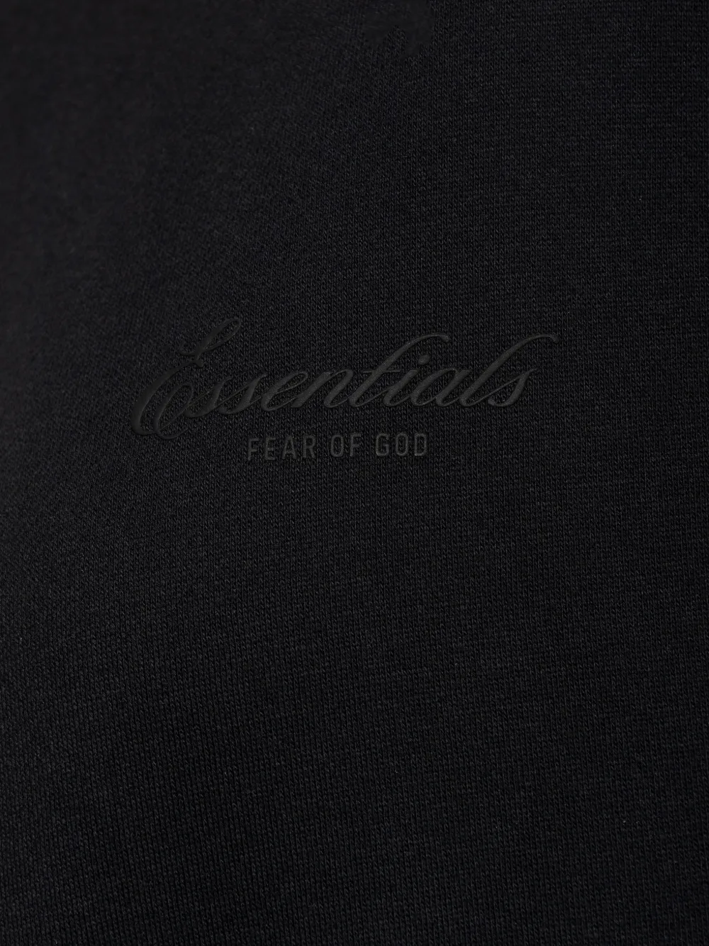 FEAR OF GOD ESSENTIALS Sweater met logoprint Zwart