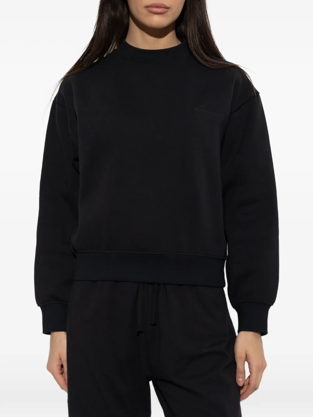 FEAR OF GOD ESSENTIALS Sweater met logoprint Zwart