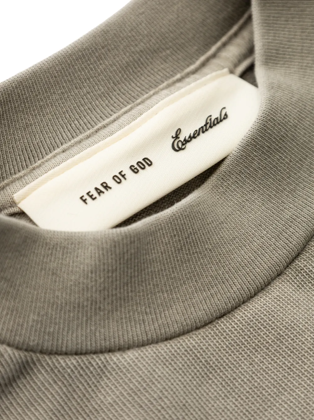 FEAR OF GOD ESSENTIALS KIDS Essentials T-shirt met logo-print Beige