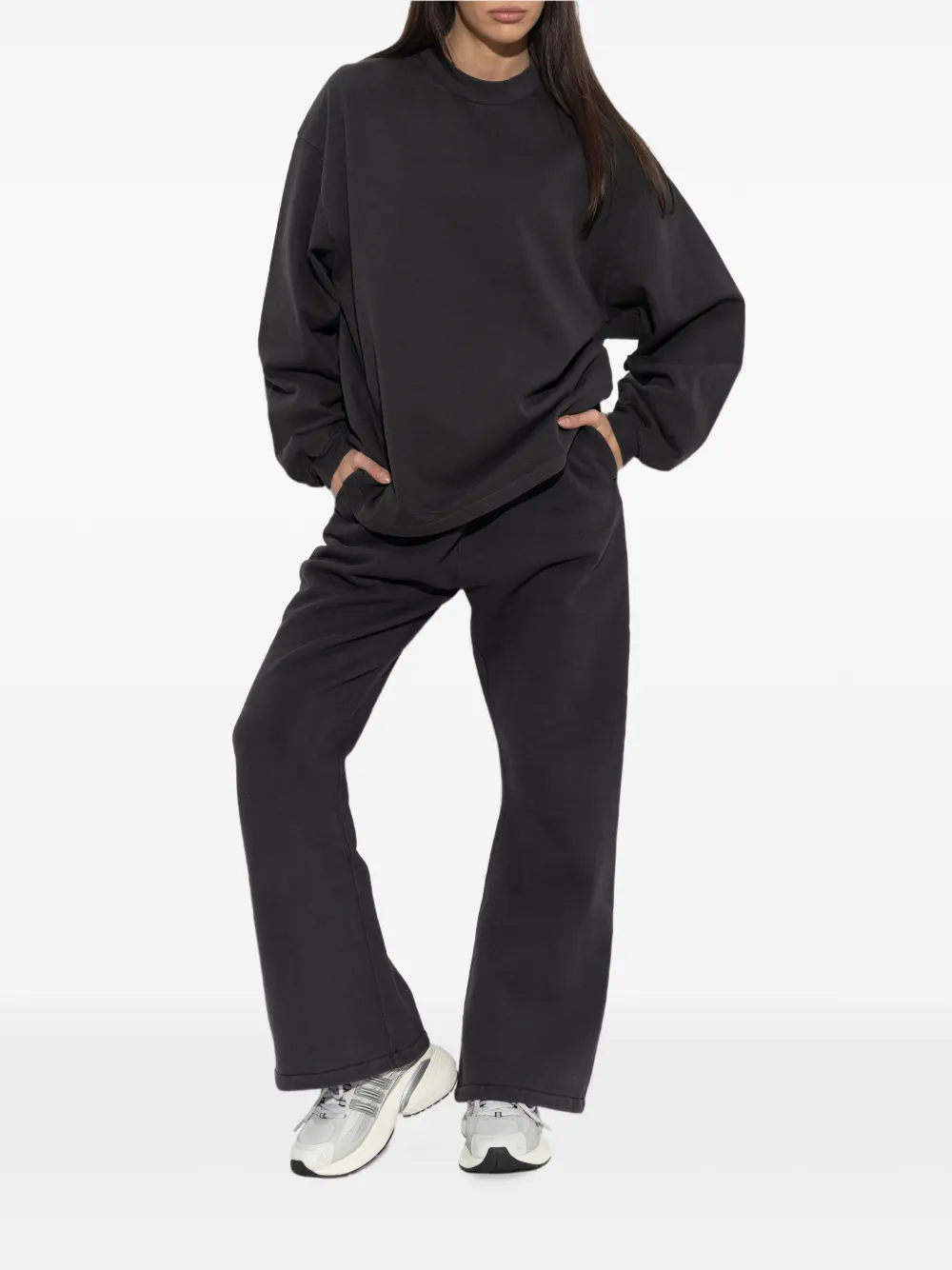 FEAR OF GOD ESSENTIALS trainingsbroek met geborduurd logo Zwart