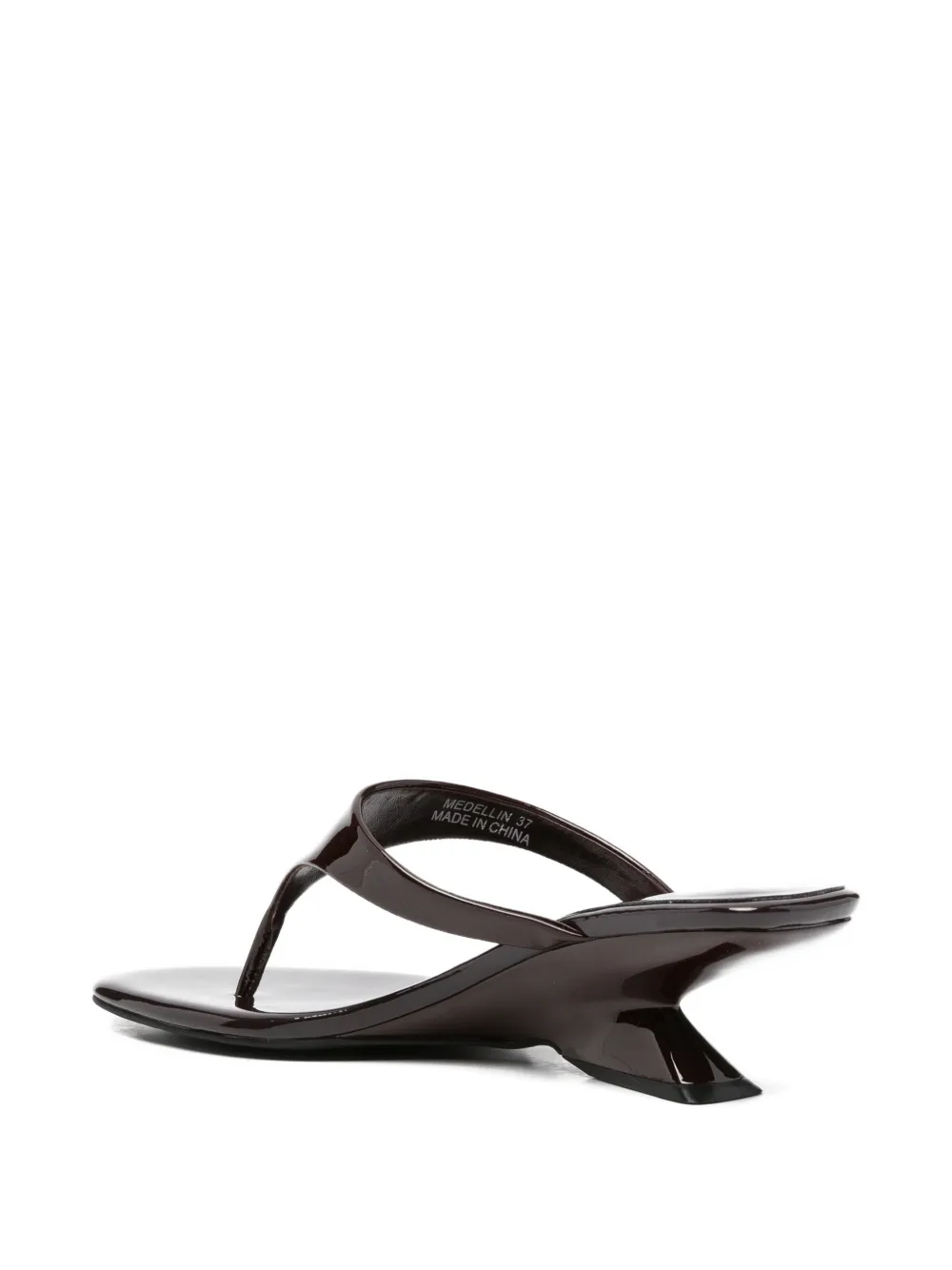 Jeffrey Campbell Medellin patent-finished sandals Bruin