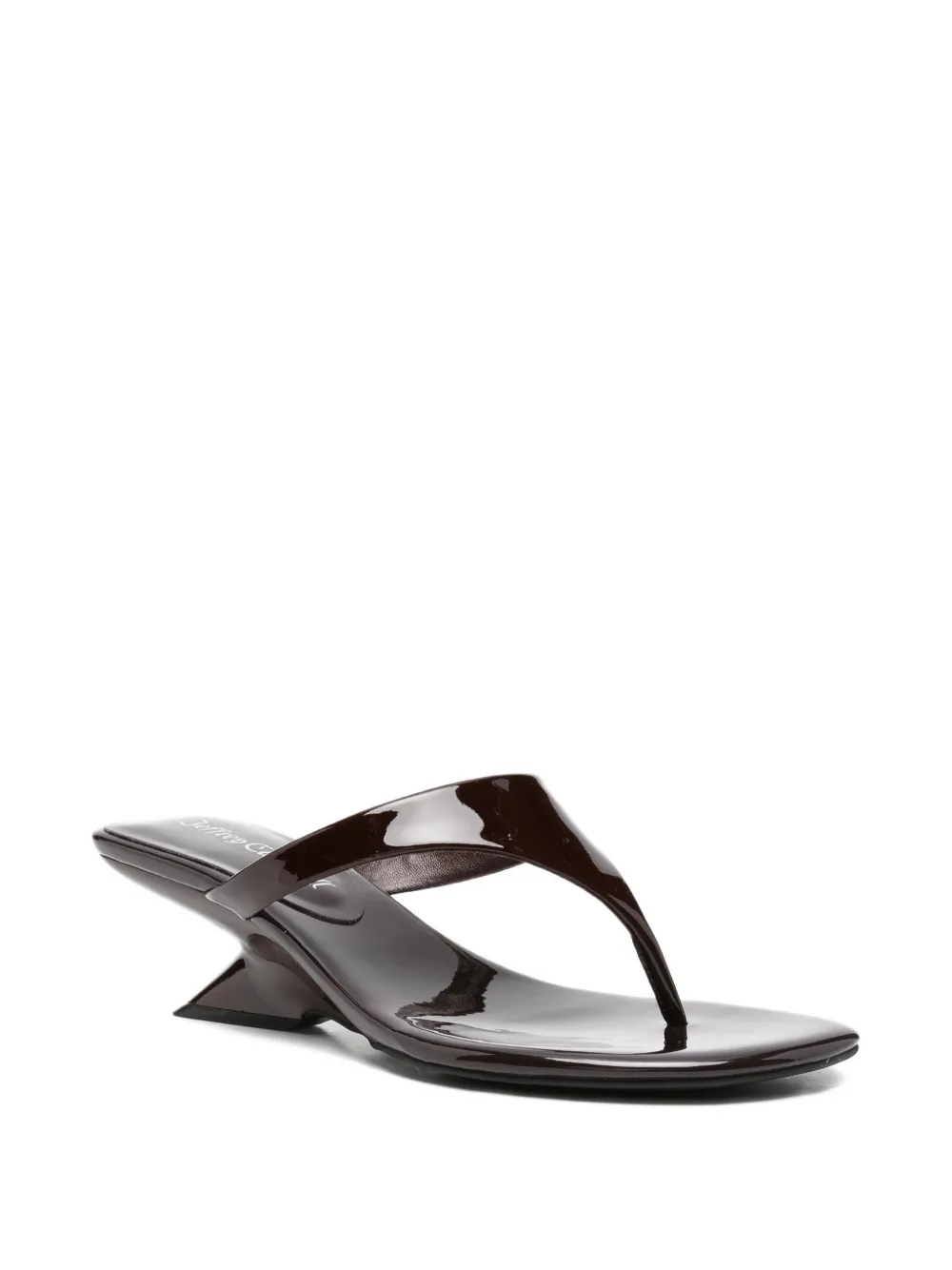 Jeffrey Campbell Medellin patent-finished sandals Bruin