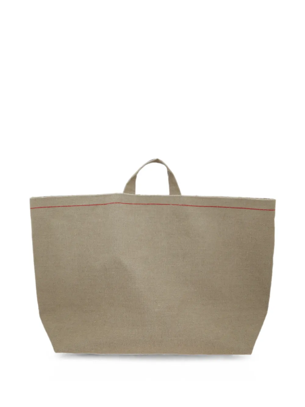 Daniela Gregis contrast-stripe tote bag - Toni neutri