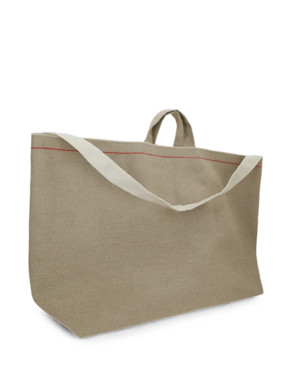  Daniela Gregis Bolso Shopper Con Rayas En Contraste - Neutro 