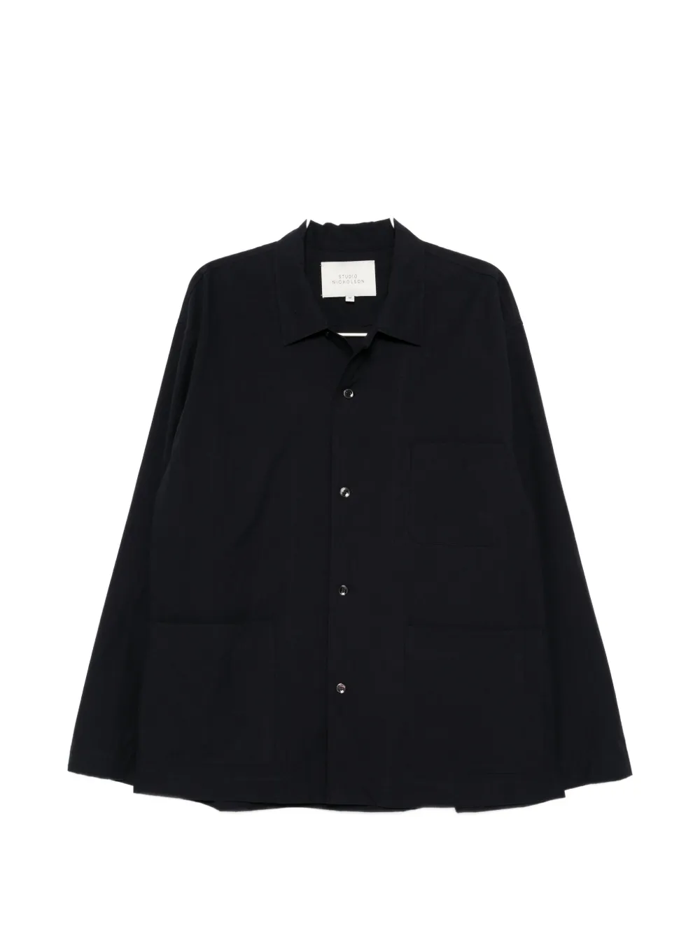 Studio Nicholson Worker Shirt Jacket In Black