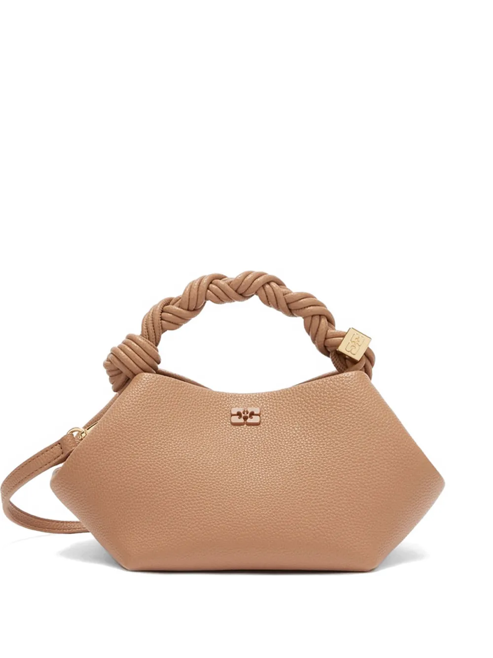 GANNI small Bou tote bag - Marrone