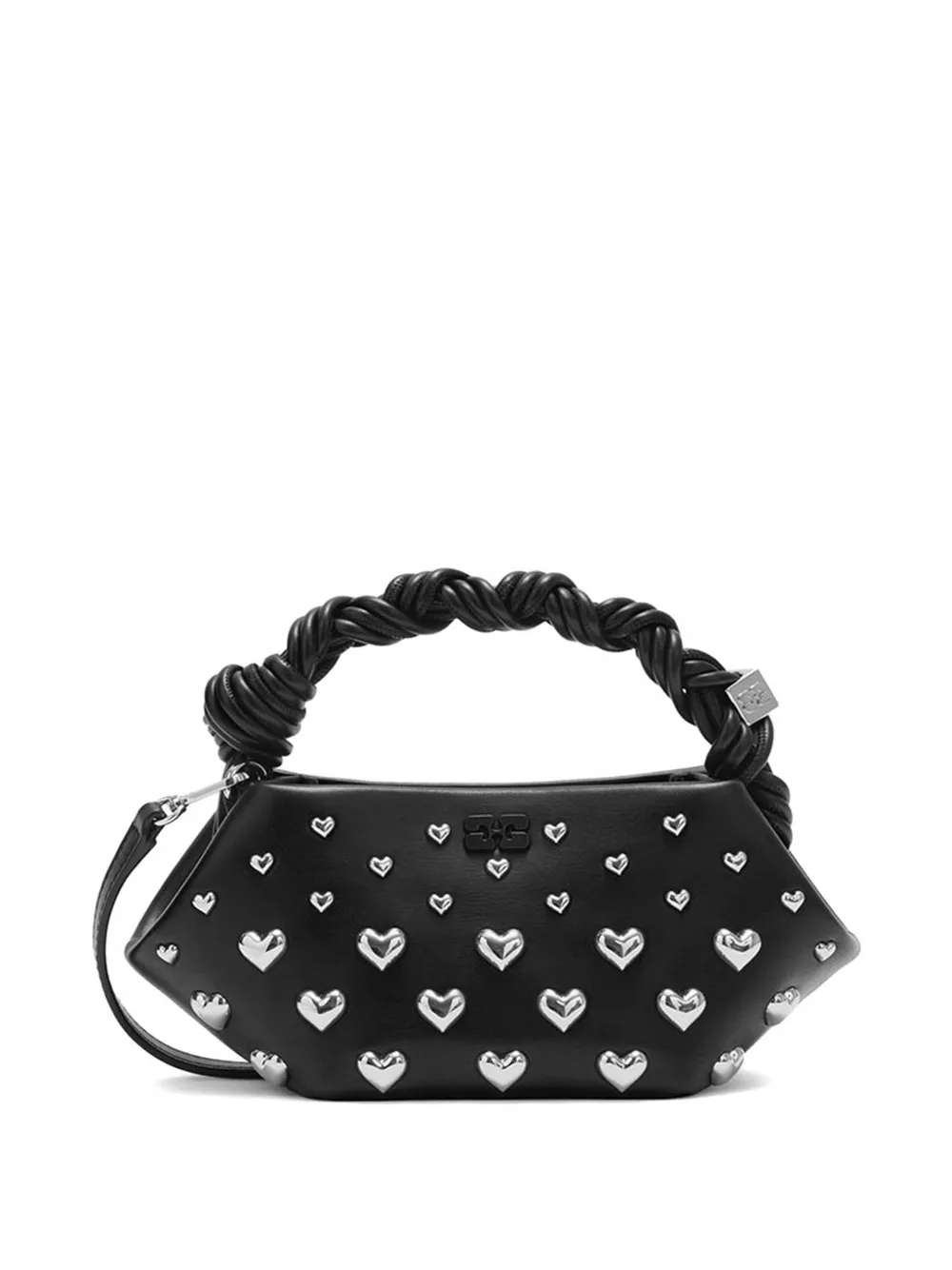 GANNI Bou mini-tas met studs Zwart