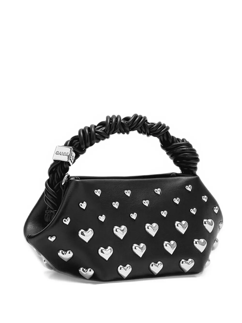 GANNI Bou mini-tas met studs Zwart