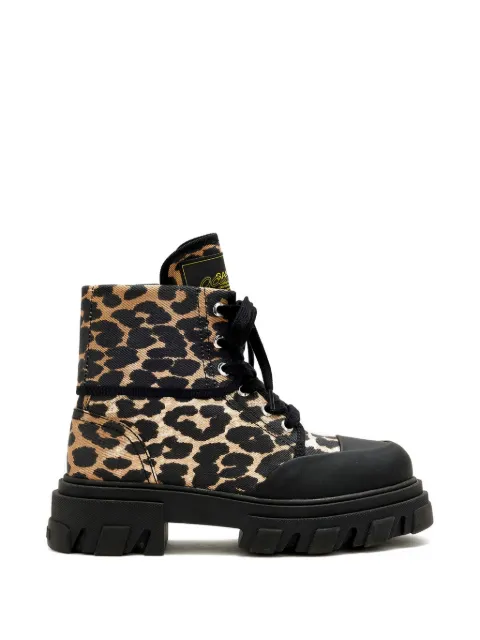 GANNI botas militares Trail