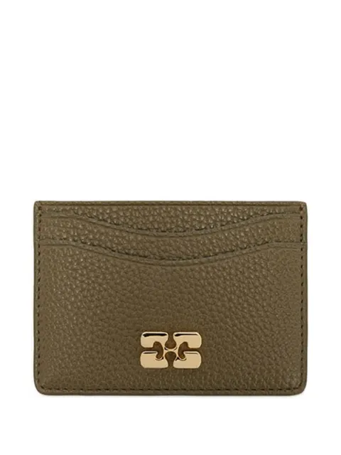 GANNI Bou logo-plaque cardholder