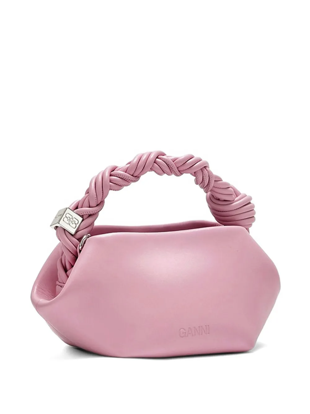 GANNI Mini Bou Tote Bag in Pink, view 2