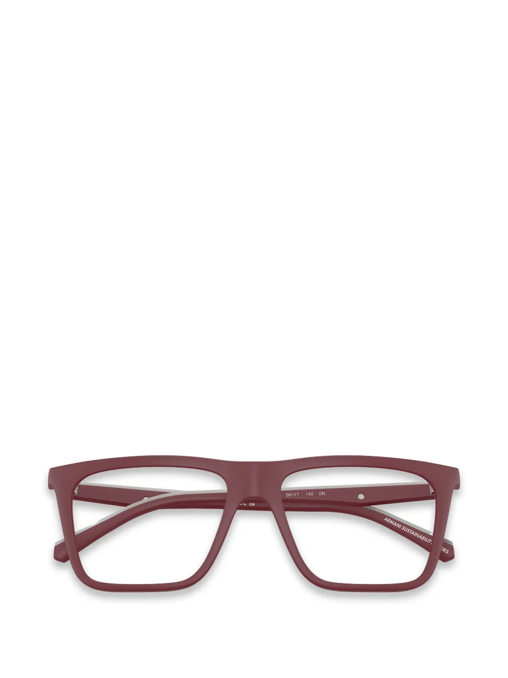 Emporio Armani square-frame sunglasses - Rosso