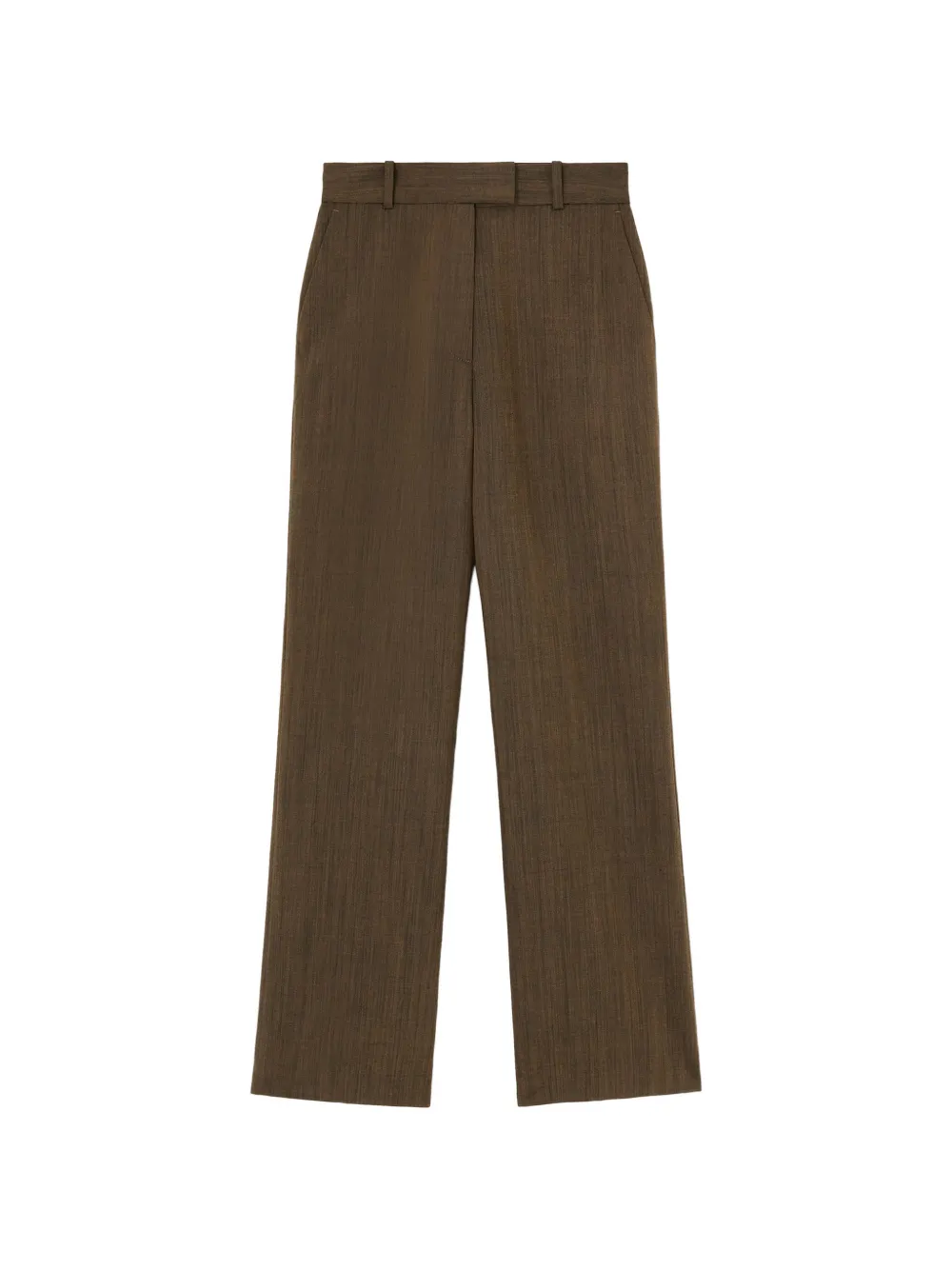 GANNI Pantaloni effetto mélange - Marrone