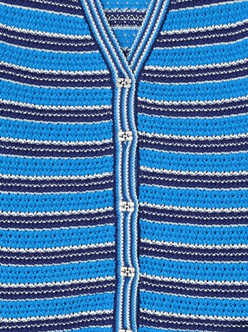 GANNI Gebreid vest Blauw