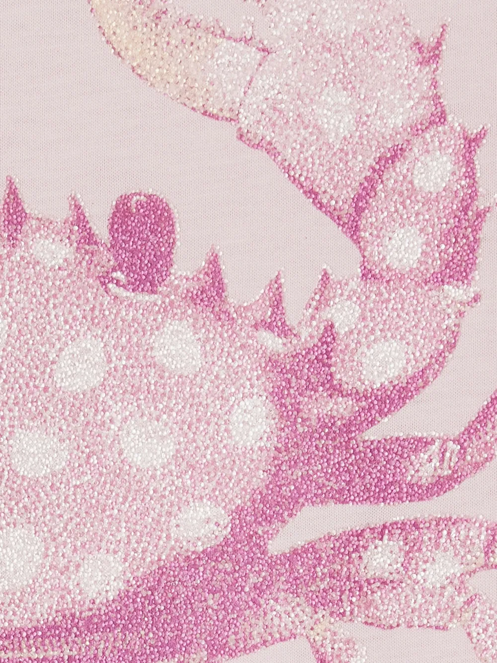 GANNI T-shirt met print Roze