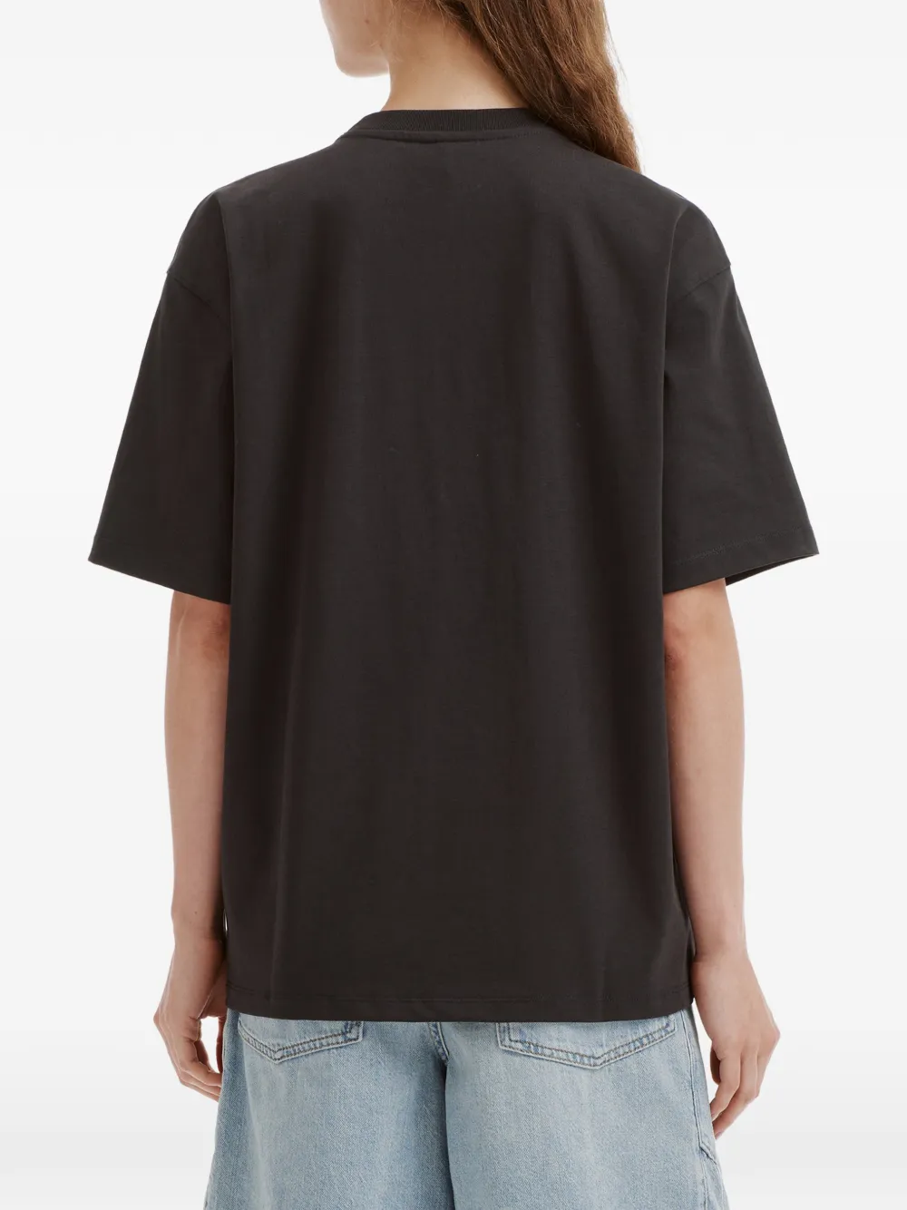 GANNI T-shirt met tijger Grijs