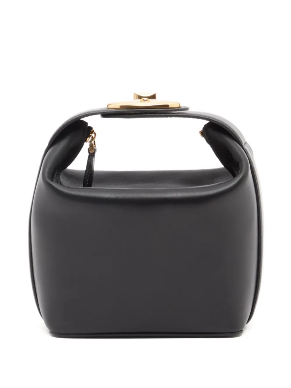 Valentino Garavani VLogo The Bold Edition mini handbag in nappa leather - Nero