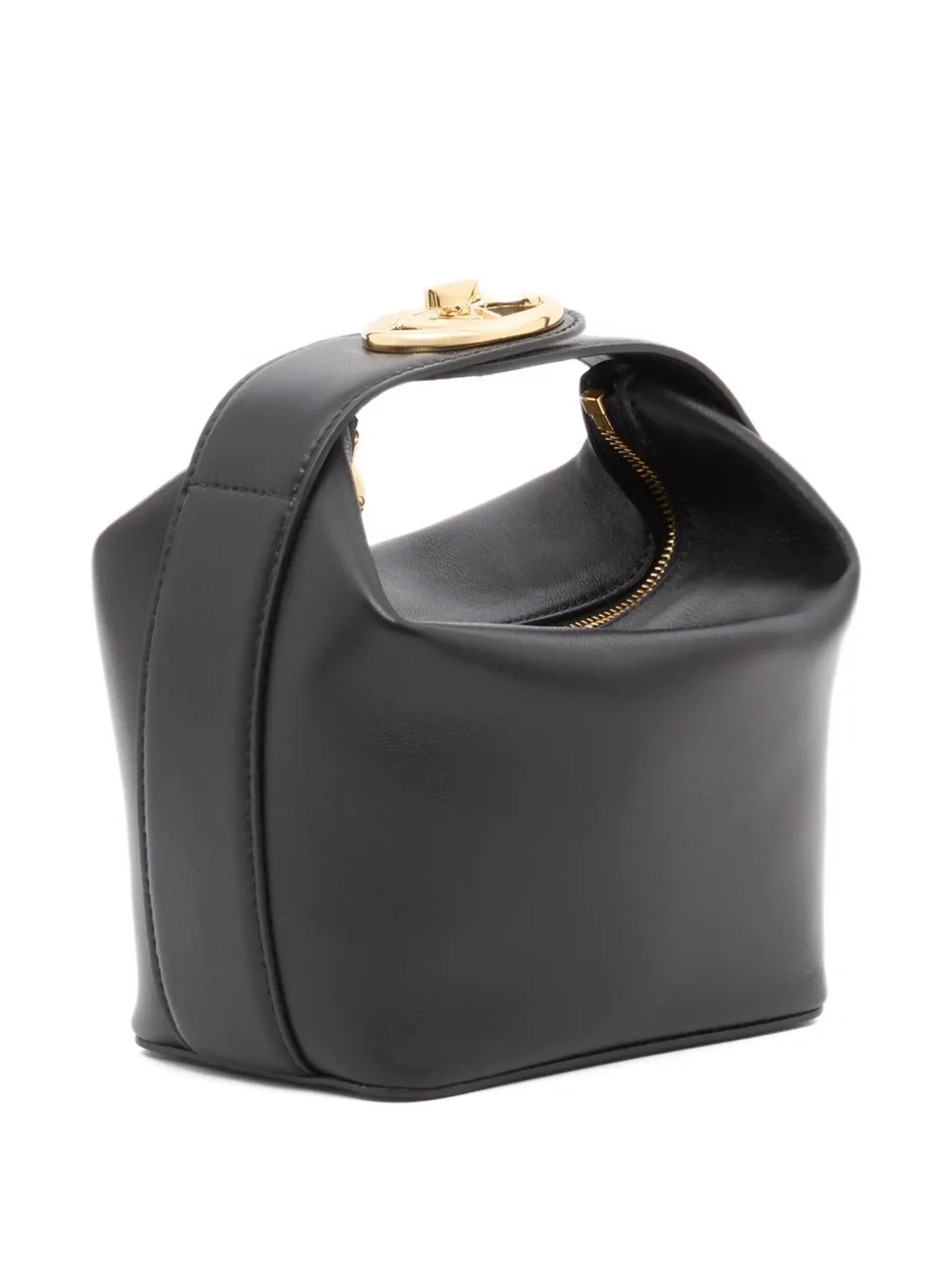 Valentino Garavani VLogo The Bold Edition nappa leren mini-handtas Zwart