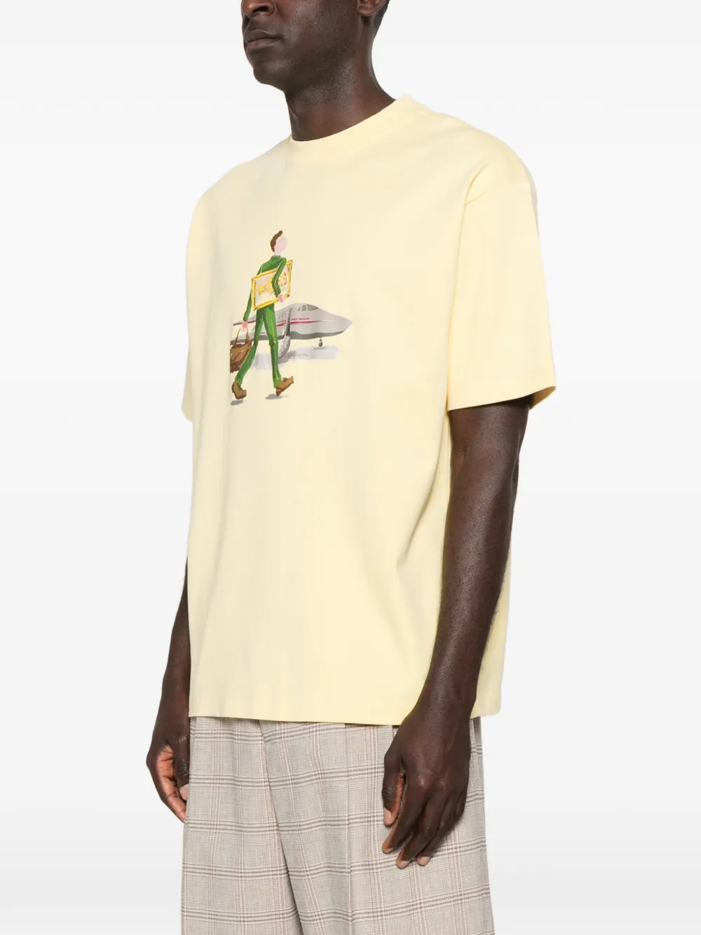 Drôle De Monsieur L'Homme Au Tableau T-shirt Geel