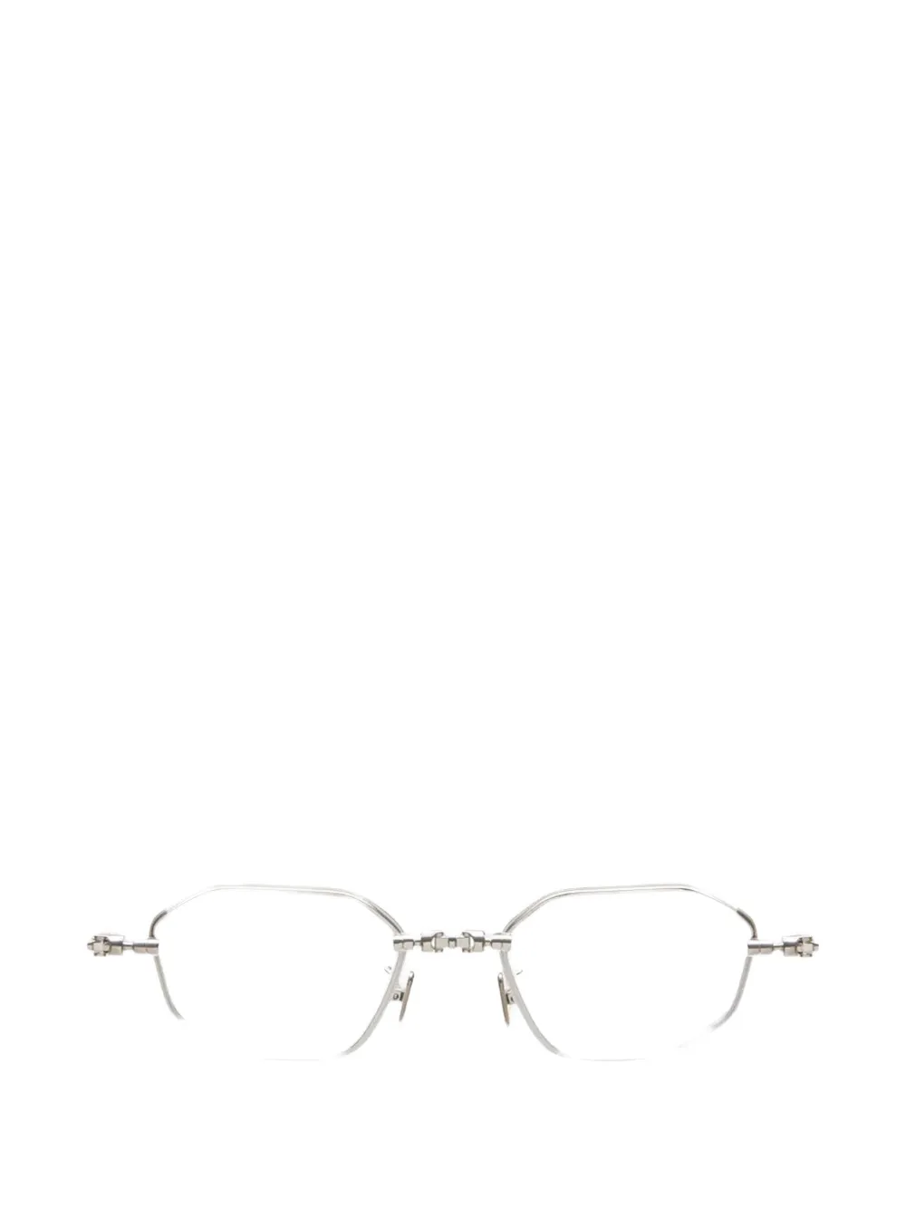 Kuboraum geometric-frame glasses - Silber
