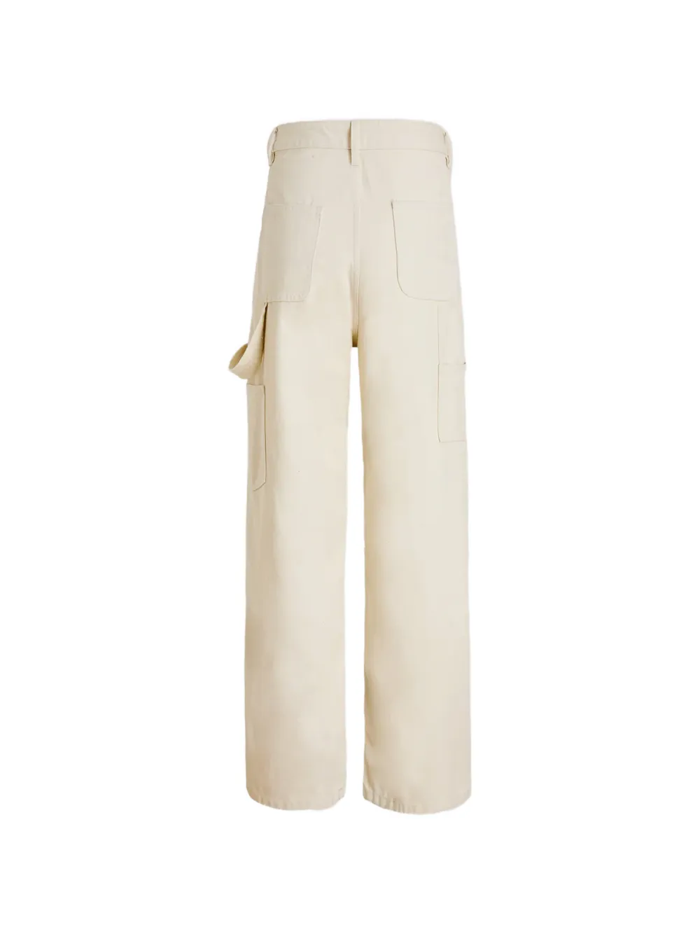 FOUND Broek met patchwork Beige