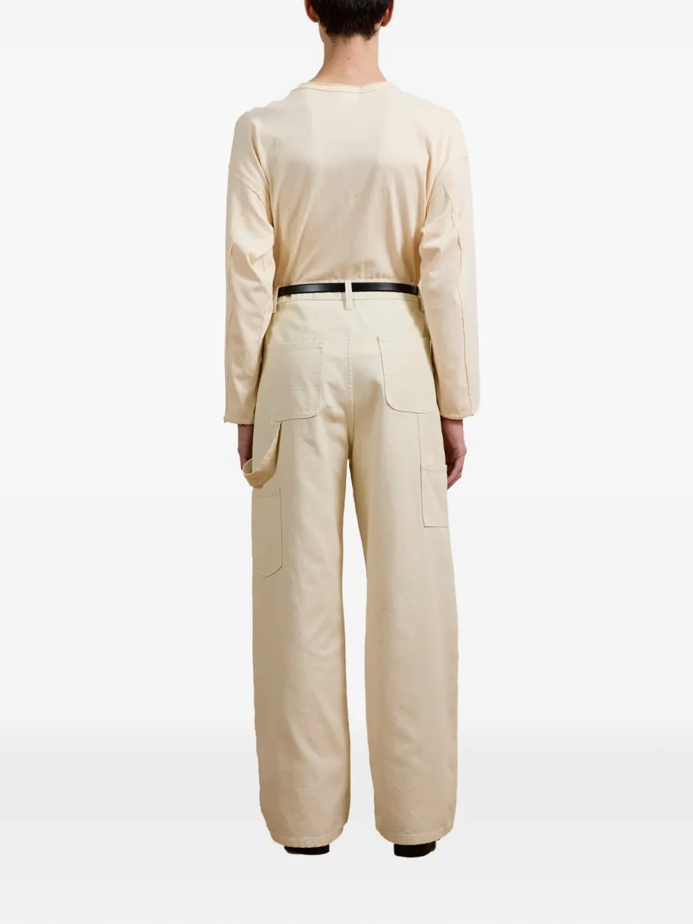  Found Pantalones Con Diseño Patchwork - Neutro 