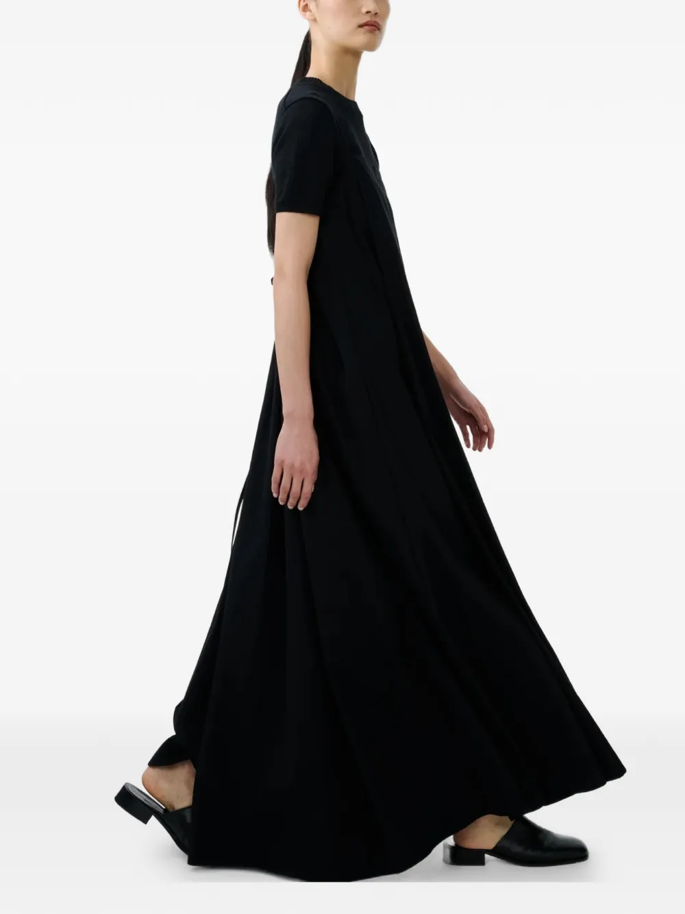  Studio Nicholson Vestido Largo Achille - Negro 