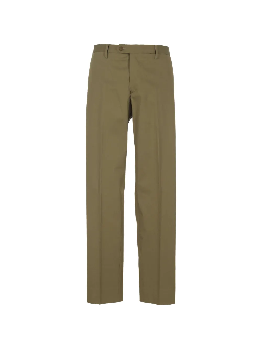 Briglia 1949 pressed-crease straight-leg trousers - Verde