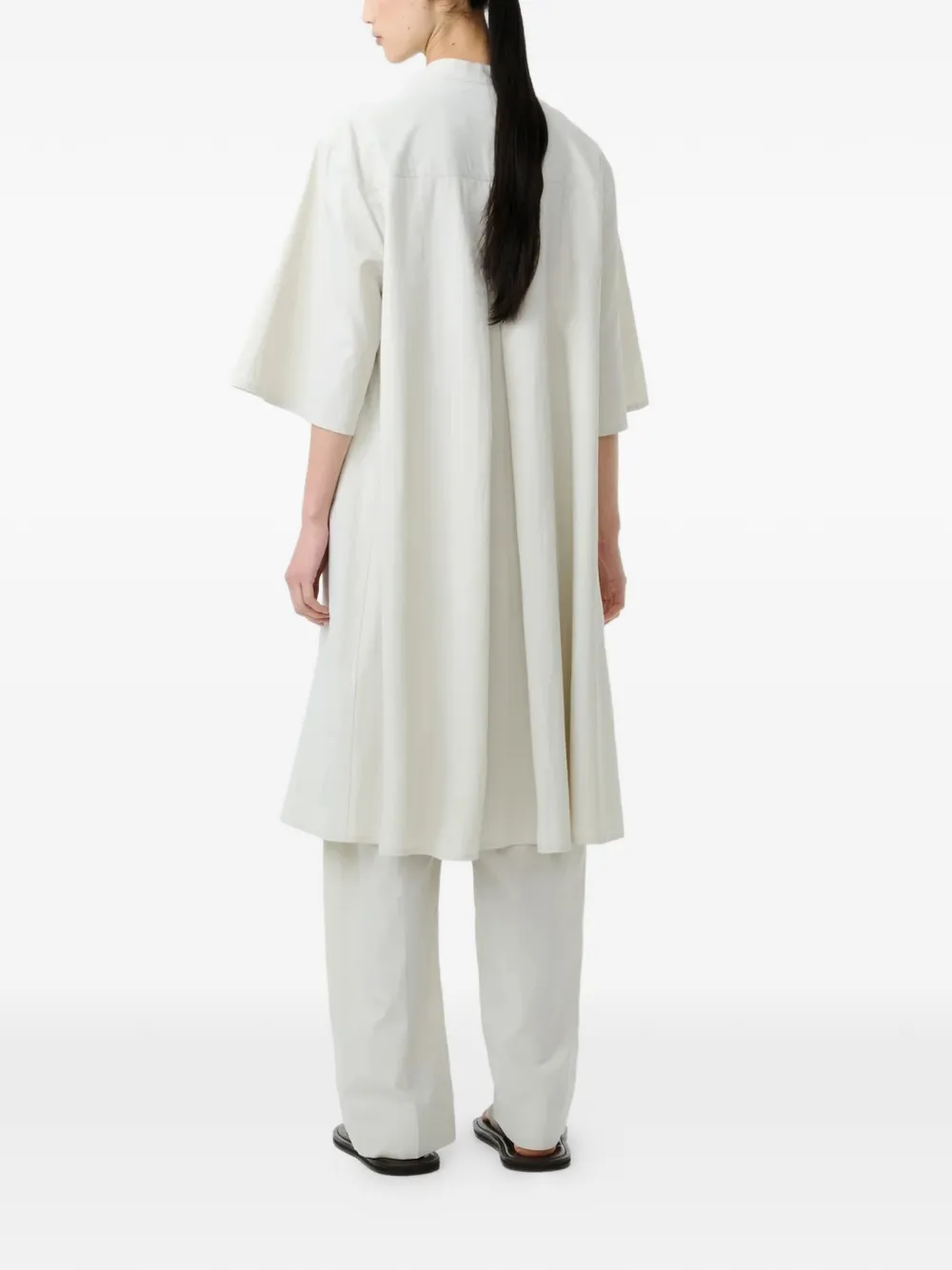 Studio Nicholson Bloch midi-jurk Wit