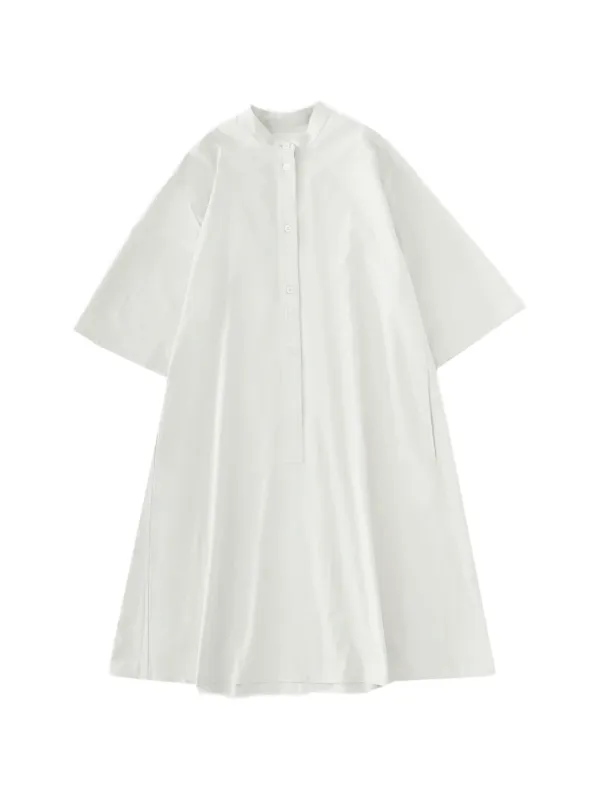 Studio Nicholson Bloch Midi Dress in White