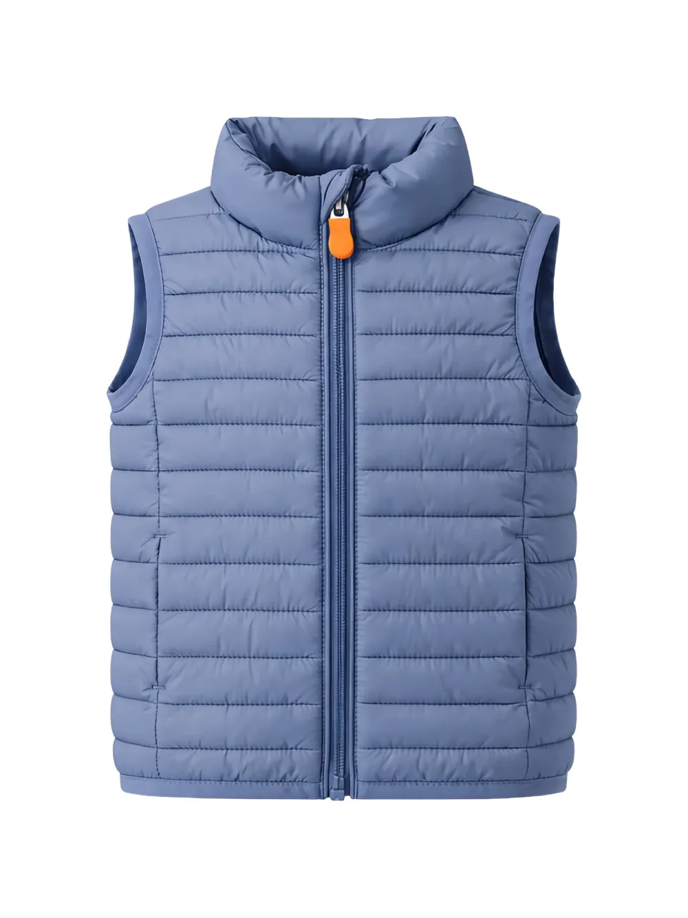 Save The Duck Kids quilted sleeveless vest - Blu