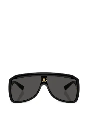 Dolce & Gabbana DGロゴ サングラス Dolce & Gabbana Eyewear DGロゴプレート サングラス | ブラック