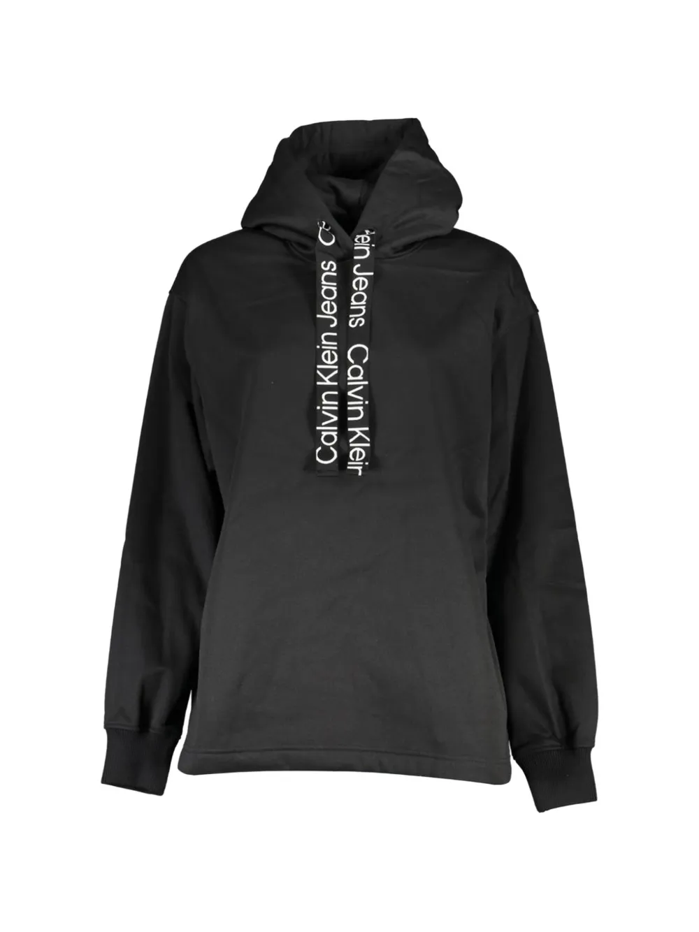 Calvin Klein logo-drawstring hoodie - Nero