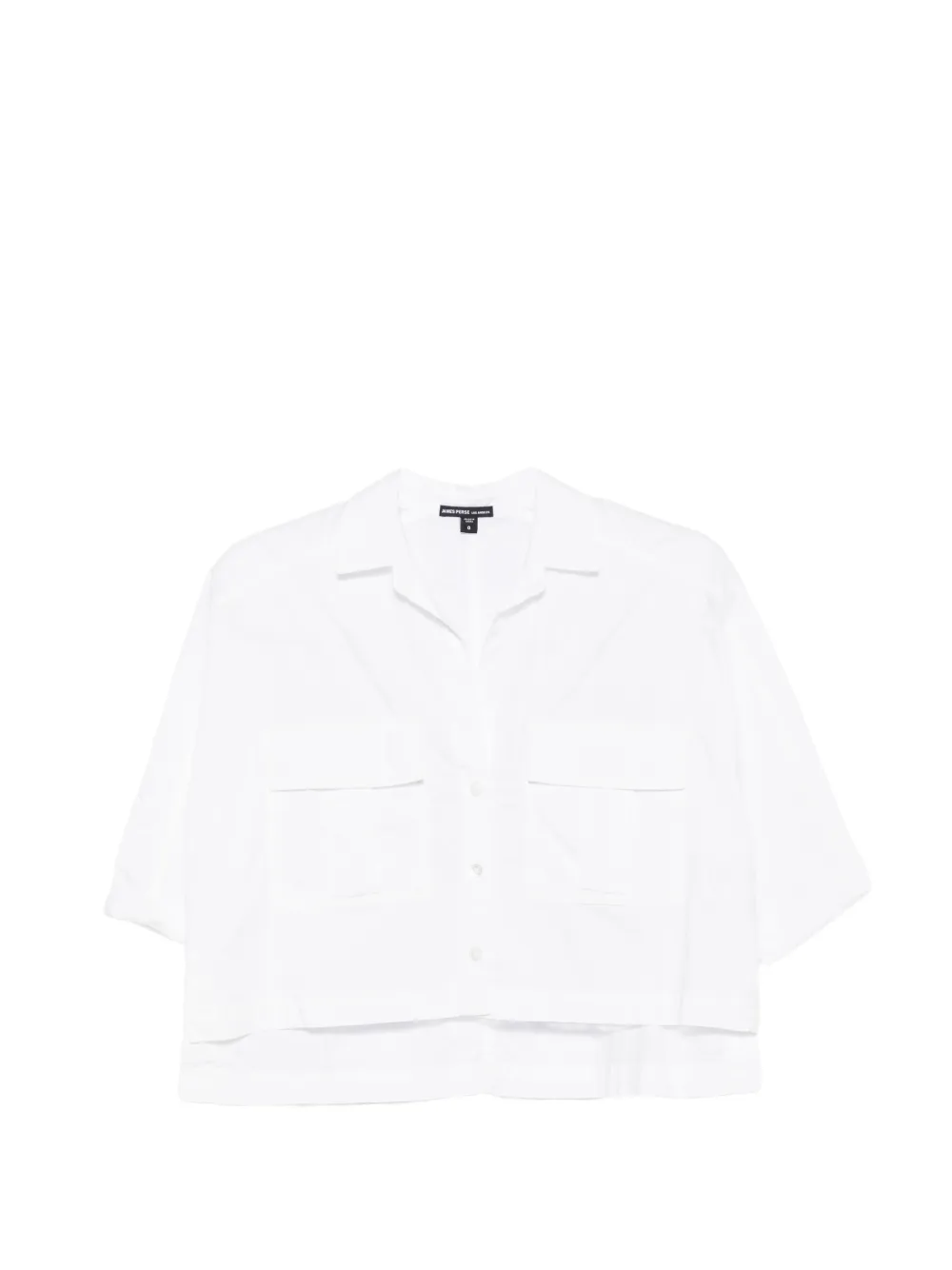 James Perse patch-pocket short-sleeve shirt - Weiß