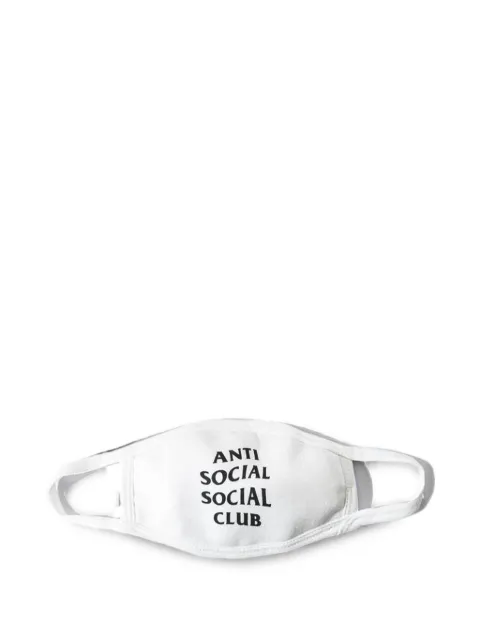 Anti Social Social Club logo-print face mask