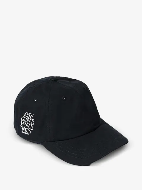 Anti Social Social Club logo-print baseball cap