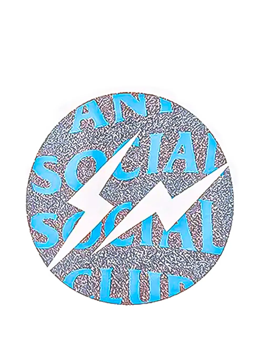Anti Social Club Fragment genaamd Interferentie T-shirt Wit