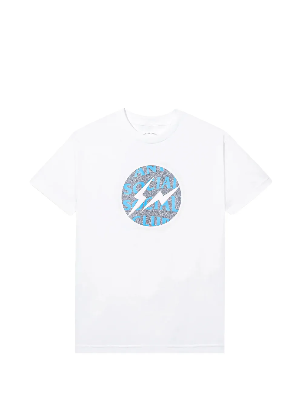 Anti Social Club Fragment genaamd Interferentie T-shirt Wit