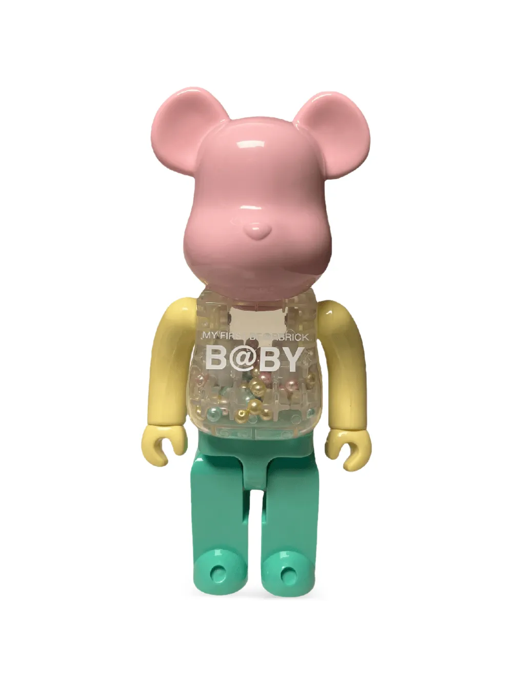 MEDICOM TOY x Superalloy My First Bearbrick Baby figurine - Rosa