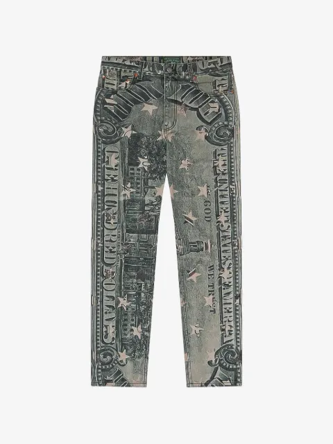 Denim Tears jean C.R.E.A.M. à imprimé graphique