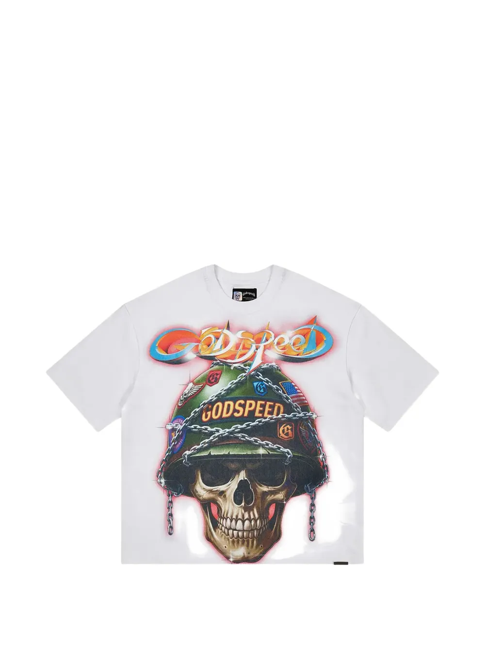 GODSPEED Badges of Honor T-shirt - Bianco