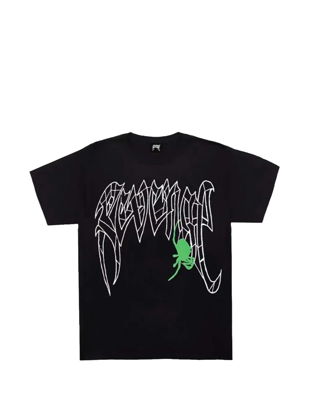 Revenge Green Spider Arch T-shirt - Nero