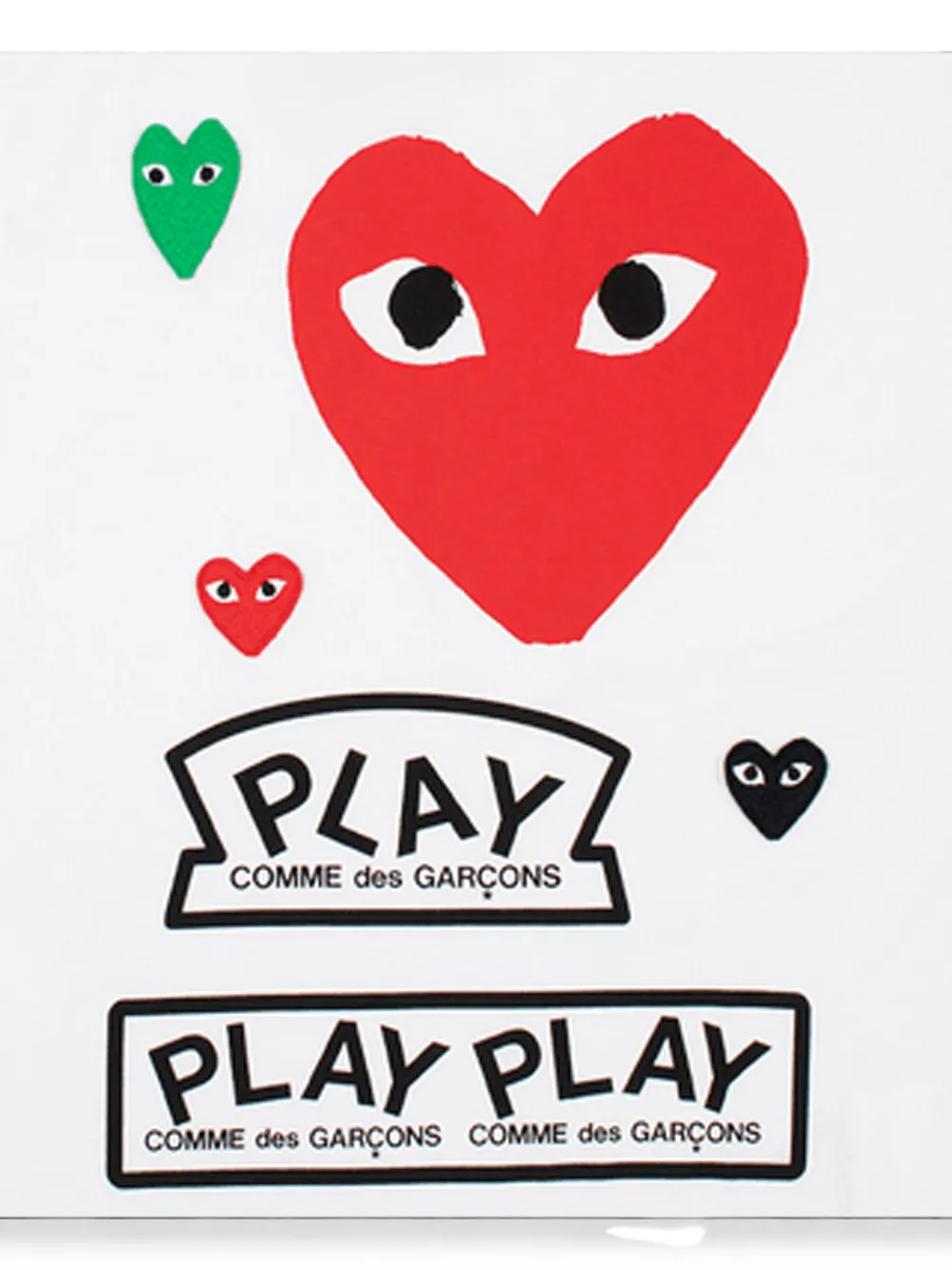 Comme Des Garçons T-shirt met logoprint Wit